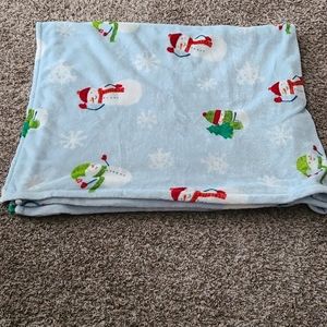 Snowman Throw Blanket